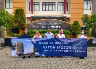 Silaturahmi Aston Mojokerto Hotel & Conference Center ke sekolah kejuruan di Mojokerto Aston Inn Mojokerto
