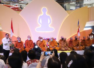 Di Mindful Festival 2022 Umat Buddha, Wali Kota Eri Cahyadi Ingatkan Toleransi Antar Umat Beragama Wali Kota Surabaya Eri Cahyadi