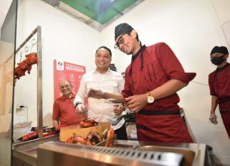Wali Kota Surabaya Melaunching Outlet UMKM Ayam Canton Soerabaja, Dulunya Garasi Rumah Kini Buka Lapangan Kerja