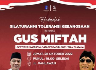 Pemkot Surabaya Gelar Peringatan Sumpah Pemuda di Tugu Pahlawan, Ada Ceramah Kebangsaan Bersama Gus Miftah
