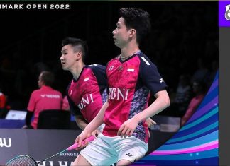 Dua Ganda Putra Indonesia Perang Saudara di Perempat Final Denmark Open 2022