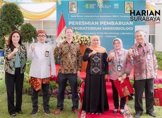 Resmikan Laboratorium AMR di BBLK Surabaya, Gubernur Khofifah: Jadi Penguat Peningkatan Layanan Kesehatan Jatim dan Nasional Gubernur Jawa Timur