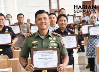 Korem Baladhika Jaya Dapat Predikat Satker dengan Kinerja Terbaik di Wilayah Malang Korem Baladhika Jaya