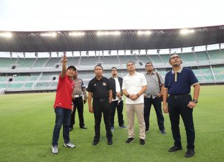 Tinjau Stadion GBT Bersama Wali Kota Eri Cahyadi, Menpora: Layak Masuk Daftar Venue Piala Dunia U-20 Stadion GBT