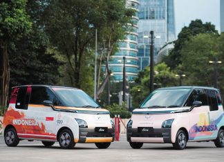 Wuling Gunakan Livery Khusus untuk 300 Air ev yang Menjadi Official Car G20 Summit Wuling