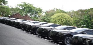 Kendaraan Resmi G20 Summit Genesis Electrified G80 dan Hyundai IONIQ 5 Tiba di Bali G20 Summit