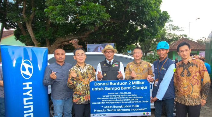 Program Donasi Hyundai Kirim Bantuan Korban Gempa Cianjur “Bangkit dan Pulih, Hyundai Selalu Bersama Indonesia “ Hyundai Motors Indonesia