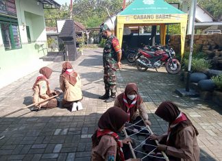 Saka Wira Kartika Dibina Koramil Bluluk Berita Lamongan