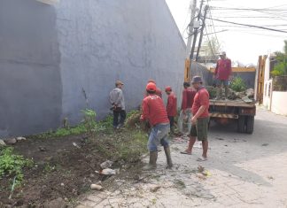 Dinas Lingkungan Hidup Terjunkan 25 Armada Angkut Hasil Sampah Kerja Bakti “Surabaya Bergerak” Surabaya Raya