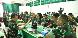 Danrem 083/Baladhika Jaya Sambut Kedatangan tim Audit Korem 083/Baladhika Jaya