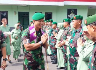 Kolonel Imam Gogor Kunker di Makodim Bondowoso Kolonel Imam Gogor