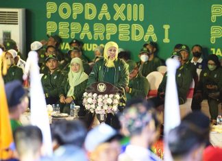 Buka POPDA XIII dan PEPARPEDA I Jatim 2022, Gubernur Khofifah : Jadikan Momen Memperkuat Persaudaraan Dan Sportifitas Gubernur Khofifah
