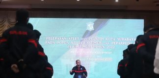 Wali Kota Eri Cahyadi Berangkatkan 248 Atlet POPDA XIII dan PEPAREDA I 2022 Olah Raga Jawa Timur