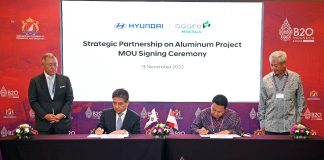 Hyundai Motor Company dan PT Adaro Minerals Indonesia, Tbk. Tandatangani MoU untuk Mengamankan Persediaan Aluminium dalam Menghadapi Meningkatnya Permintaan Manufaktur Mobil Hyundai Motors Indonesia