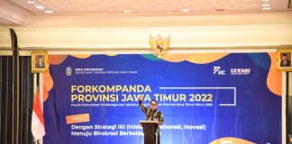 Sekdaprov Jatim Adhy Karyono : Forkompanda Jatim Jadi Bentuk Komitmen Pemprov Jatim Dalam Peningkatan Kapasitas dan Profesionalisme Sekdaprov Jatim