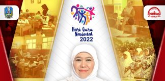 Momen Hari Guru Nasional , Gubernur Khofifah Pacu Semangat Guru Telurkan Inovasi untuk Peningkatan Kualitas Pendidikan Hari Guru Nasional 2022