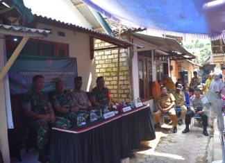 Vicon dengan KASAD, Danrem 082/CPYJ Apresiasi Kinerja Aparat Babinsa Hankam