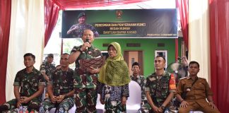 Pangdam V/Brawijaya Menghadiri Peresmian Renovasi Rutilahu Bantuan KASAD Secara Virtual di Probolinggo Kodam V Brawijaya