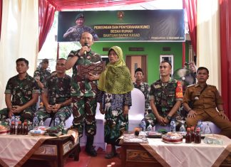 Pangdam V/Brawijaya Menghadiri Peresmian Renovasi Rutilahu Bantuan KASAD Secara Virtual di Probolinggo Kodam V Brawijaya