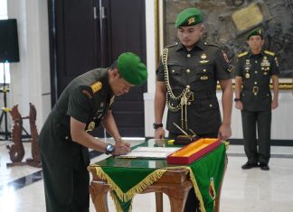 Pangdam V/Brawijaya Pimpin Sertijab Tiga Perwira Menengah di Lingkungan Kodam V/Brawijaya Hankam