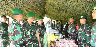 Riksiapops di Yonif 527/BY, Danrem Baladhika Jaya Pesan Jaga Kedisiplinan Hankam