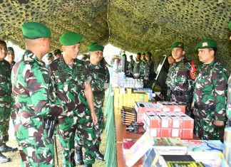 Riksiapops di Yonif 527/BY, Danrem Baladhika Jaya Pesan Jaga Kedisiplinan Hankam
