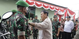 Pangdam V/Brawijaya Mendampingi Menteri Pertahanan RI Kunker ke Koramil 14/0818 Turen