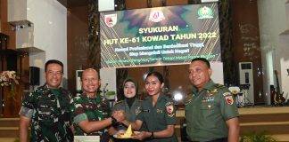 Pangdam V/Brawijaya Menghadiri Tasyakuran HUT Korps Wanita Angkatan Darat ke-61 Hankam