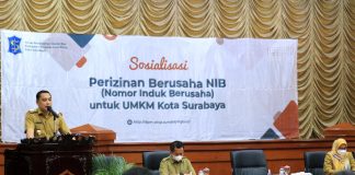 Surabaya Terbesar Keempat Realisasi NIB se-Indonesia Surabaya Raya