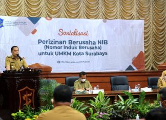 Surabaya Terbesar Keempat Realisasi NIB se-Indonesia Surabaya Raya