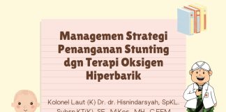 Manajemen Strategi Penanganan Stunting dengan Terapi Oksigen Hiperbarik Stunting
