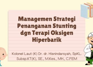 Manajemen Strategi Penanganan Stunting dengan Terapi Oksigen Hiperbarik Stunting