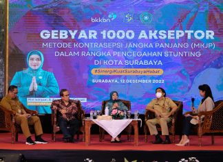 Cegah Stunting di Surabaya, Pemkot Adakan Gebyar 1.000 Akseptor Metode Kontrasepsi Jangka Panjang Surabaya Raya
