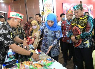 Misi Dagang Gubernur Khofifah di Kalteng Sukses, Selama Delapan Jam Transaksi Tembus Rp 293.59 Miliar Gubernur Jawa Timur