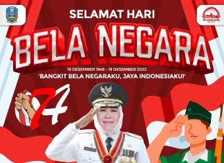 Peringati Hari Bela Negara, Gubernur Khofifah Sebut Jaga NKRI Jadi Tugas Semua Rakyat Tanpa Terkecuali Bela Negara