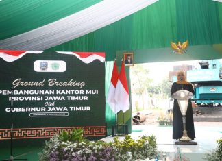 Gubernur Khofifah Harap Ground Breaking Gedung MUI Jatim Jadi Pusat Ulama Bangun Peradaban Islam Untuk Perdamaian Dunia Gubernur Jawa Timur