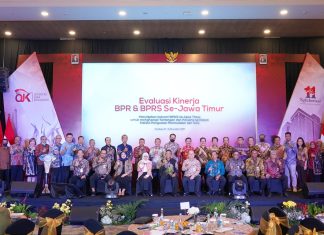 Evaluasi Kinerja BPR/BPRS Se-Jawa Timur Tahun 2022 OJK Surabaya