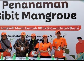 Bentuk Bakti untuk Bumi, Cleo Tanam 5000 Bibit Pohon di Ecowisata Mangrove Lingkungan
