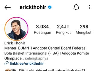 Erick Thohir Jadi Menteri Terbaik Pilihan Warganet Erick Thohir Jadi Menteri Terbaik Pilihan Warganet