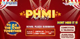 PHMI Gelar Ulang Tahun ke-8 Selama 3 Hari di Royal Plaza, Ada Lelang Voucher Inap Mulai Rp 8.000 PHMI Fest