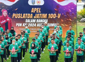 Meresmikan Puslatda Jatim 100-V, Gubernur Jawa Timur Bakar Semangat Para Atlet Kejar Prestasi Hingga Berkelas Dunia Meresmikan Puslatda Jatim 100-V, Gubernur Jawa Timur Bakar Semangat Para Atlet Kejar Prestasi Hingga Berkelas Dunia