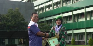 Berhasil Sabet Lima Medali di NTB, Pangdam V/Brawijaya Panggil Lettu Cba (K) Yuni Caturwati Berhasil Sabet Lima Medali di NTB, Pangdam V/Brawijaya Panggil Lettu Cba (K) Yuni Caturwati