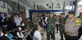 2 Lokasi Arus Mudik di Jatim Dipantau Pangdam 2 Lokasi Arus Mudik di Jatim Dipantau Pangdam
