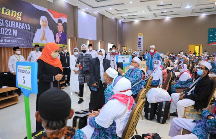 Gubernur Khofifah Kuota Haji Jatim Bakal Bertambah 1.272, Alhamdulillah Bisa Kurangi Antrean Panjang Haji di Jatim