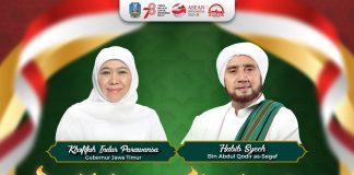 Mensyukuri Kemerdekaan, Gubernur Khofifah Ajak Masyarakat Dzikir dan Sholawat Bersama Habib Syech di Grahadi Syukuri Nikmat Kemerdekaan, Gubernur Khofifah Ajak Masyarakat Dzikir dan Sholawat Bersama Habib Syech di Grahadi