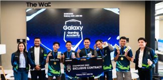 Tim GRD Juarai Samsung Galaxy Gaming Academy Berkat Keunggulan Si Anti-Lag Galaxy A34 5G Tim GRD berhak mendapatkan pelatihan lanjutan dari Samsung dan wild card untuk bermain di Piala Presiden Esports 2023