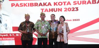 Tutup Diklat Paskibraka Surabaya 2023, Wali Kota Eri Cahyadi Gelorakan Semangat Kebangsaan