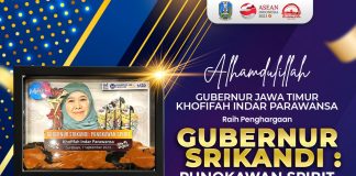 Aktif Terapkan Nilai CIEL-PIPM, Gubernur Khofifah Raih Penghargaan Srikandi Punokawan Spirit Aktif Terapkan Nilai CIEL-PIPM, Gubernur Khofifah Raih Penghargaan Srikandi Punokawan Spirit