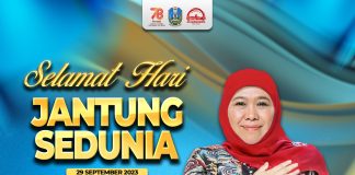 Peringati Hari Jantung Sedunia, Gubernur Khofifah Ajak Masyarakat Jalankan Pola Hidup Sehat dan Aktif Bergerak Peringati Hari Jantung Sedunia, Gubernur Khofifah Ajak Masyarakat Jalankan Pola Hidup Sehat dan Aktif Bergerak