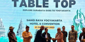 Tarik Minat Wisatawan Domestik, Pemkot Surabaya Gandeng PHRI Jawa Timur Gelar Table Top di Yogyakarta Tarik Minat Wisatawan Domestik, Pemkot Surabaya Gandeng PHRI Jawa Timur Gelar Table Top di Yogyakarta